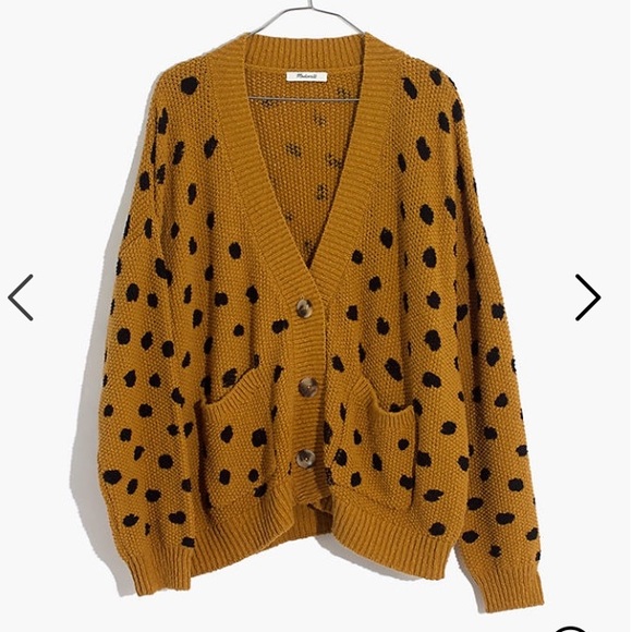 Madewell Sweaters - Madewell Hillview Cardigan Sweater Painted Spots Madewell Sweaters - Madewell Hillview Cardigan Sweater Painted Spots